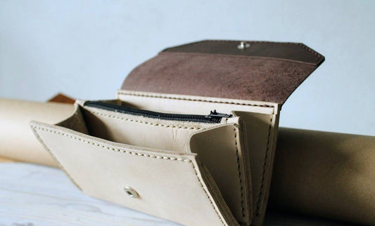Bicolor Folded Card Holder