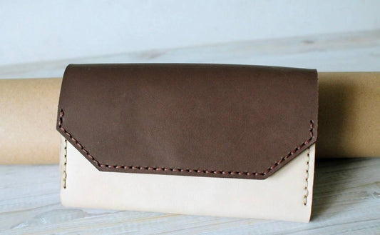 Bicolor Folded Card Holder