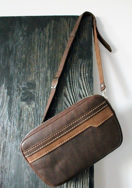 Terra Brown Crossbody Bag