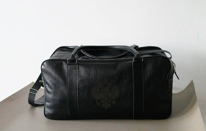 Imperial Black Leather Duffle