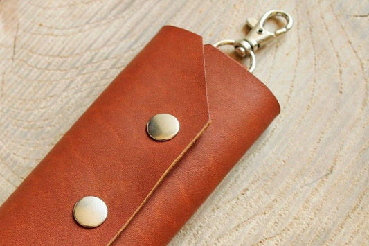 Auburn Leather Key Case