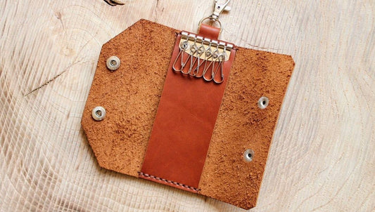 Auburn Leather Key Case